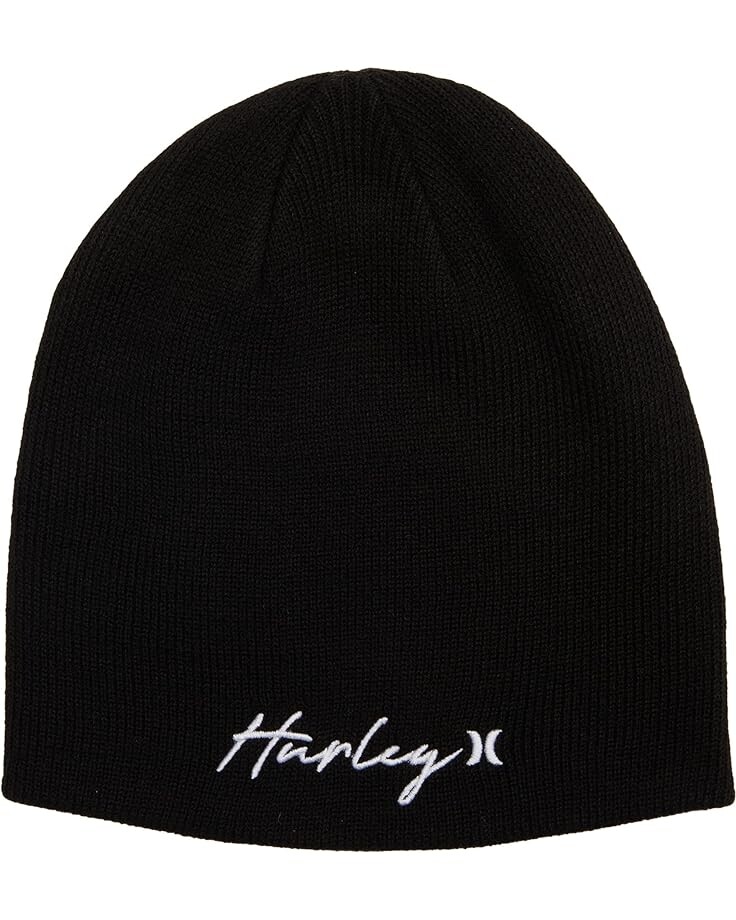 Шапка Hurley Script Staple Beanie, черный шапка magamaev script orange