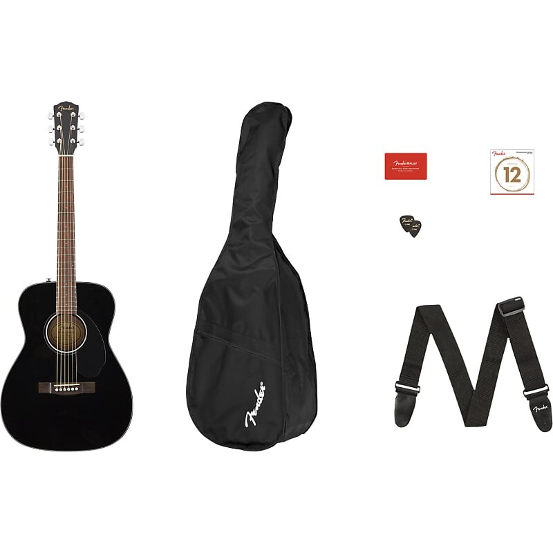 

Акустическая гитара Fender CS60S Concert Acoustic Pack V2 in Black