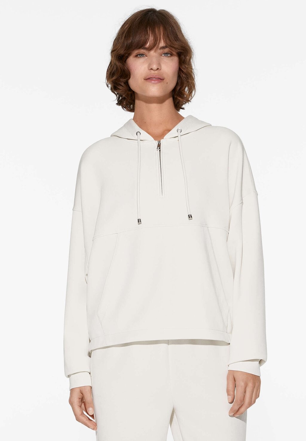 

Толстовка с капюшоном Modal Hooded Your-Interior OYSHO, цвет stone