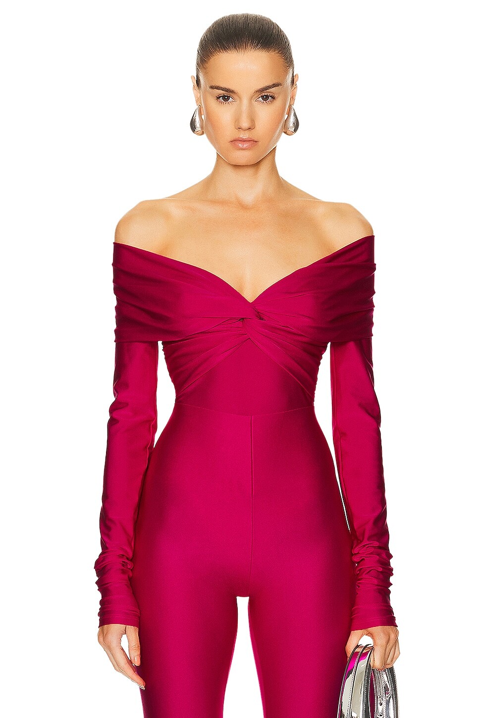 

Боди The Andamane Kendall Off Shoulder, фуксия