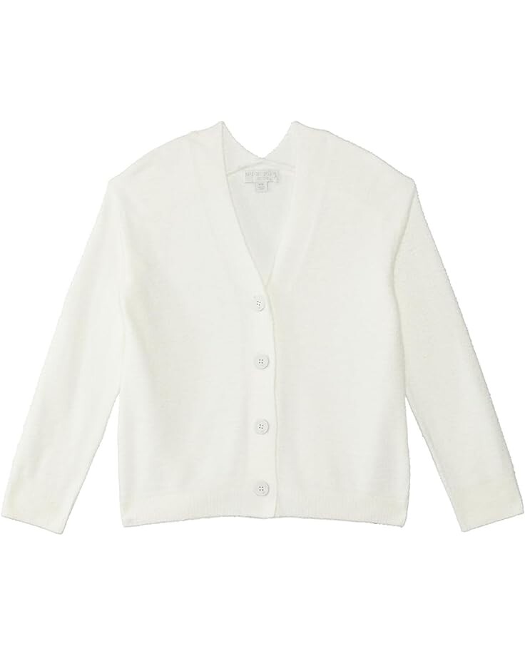 

Свитер Barefoot Dreams CozyChic Lite Youth Cable Button Cardi, цвет Pearl