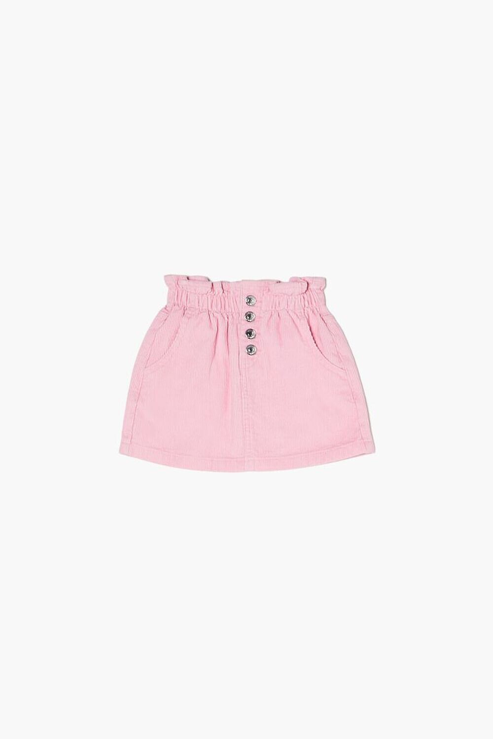 

Вельветовая юбка для девочек Forever 21, розовый