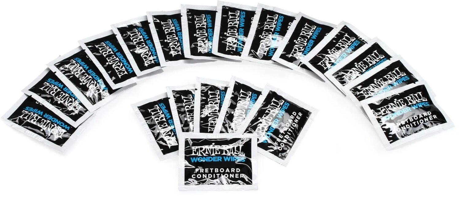 

Ernie Ball Wonder Wipes Кондиционер для грифа, 20 шт.
