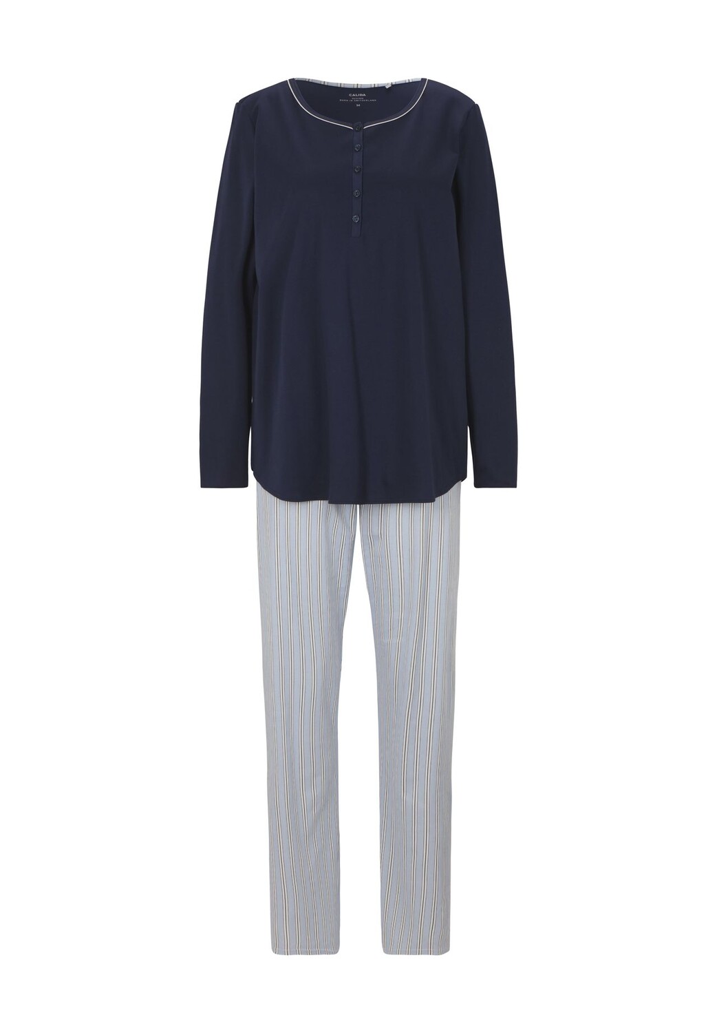 

Женская пижама Sweet Dreams в стиле Хенли CALIDA, цвет Peacoat Blue