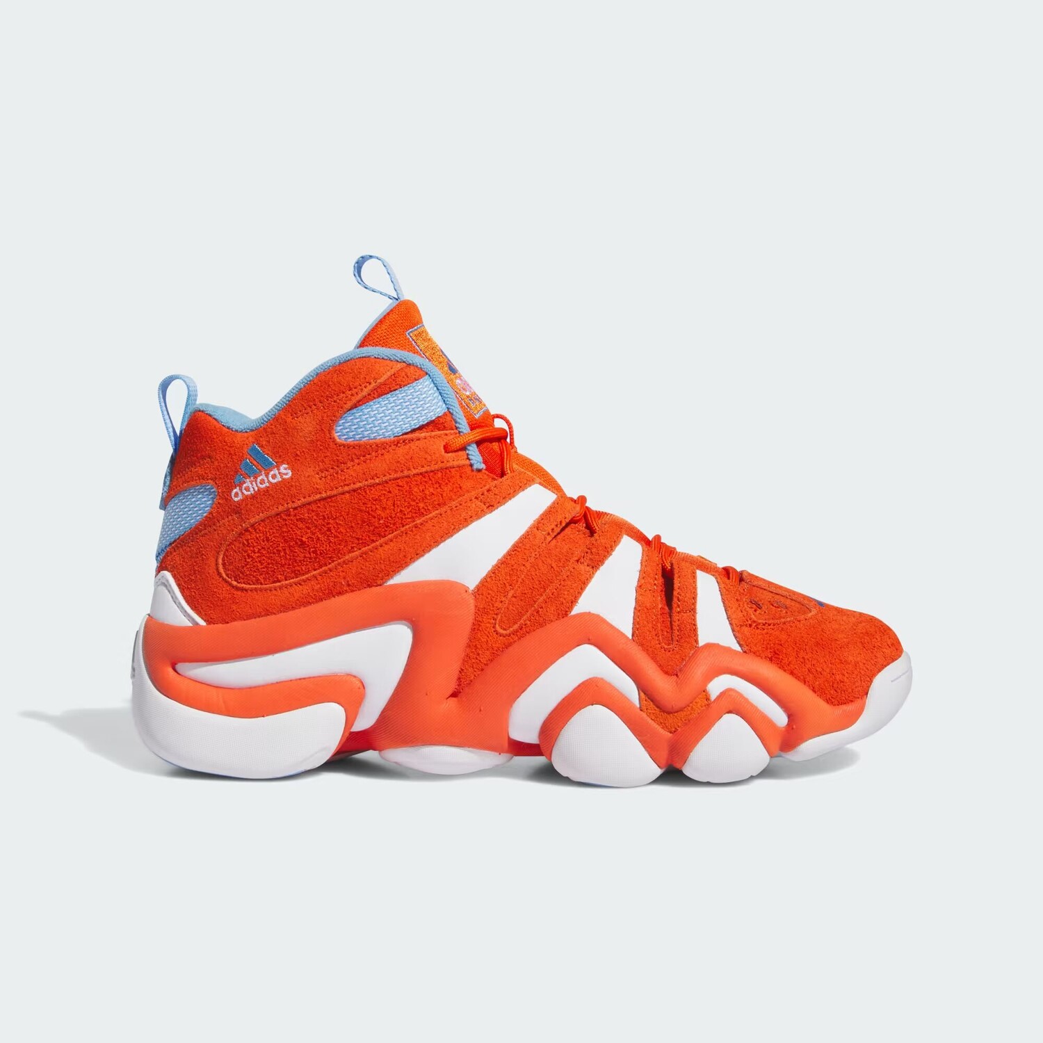 

Кроссовки Crazy 8 Adidas, цвет Team Orange/Cloud White/Team Light Blue