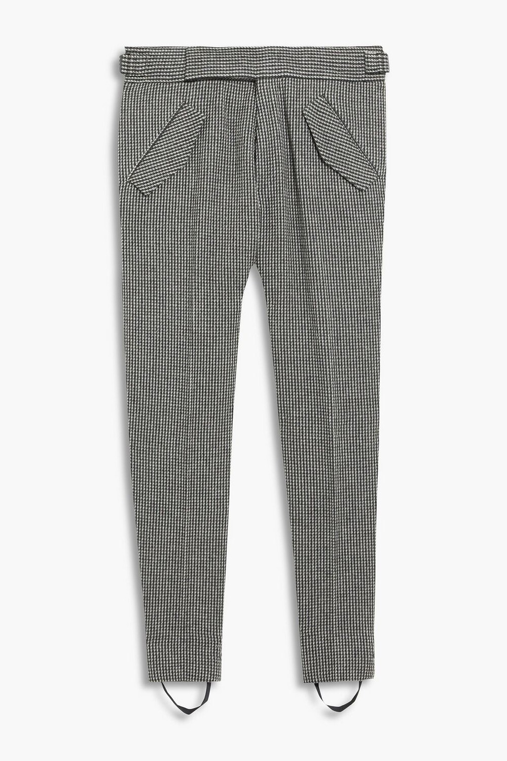 

Твидовые зауженные брюки из смесовой шерсти Z ZEGNA, антрацит, Серый