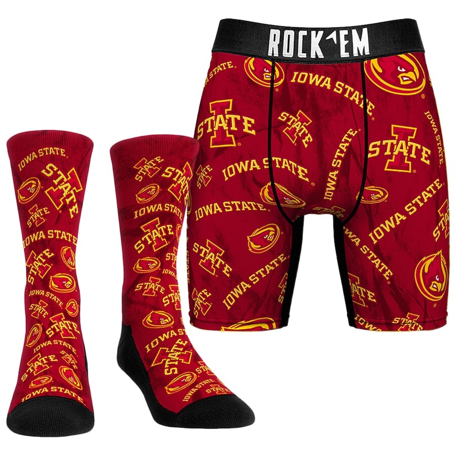 

Носки Rock Em Socks Iowa State Cyclones