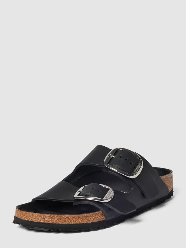 

Шлепанцы из натуральной кожи модель "ARIZONA" Birkenstock, черный