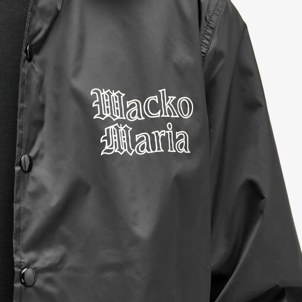 

Wacko Maria Тренерская куртка с готическим логотипом, черный