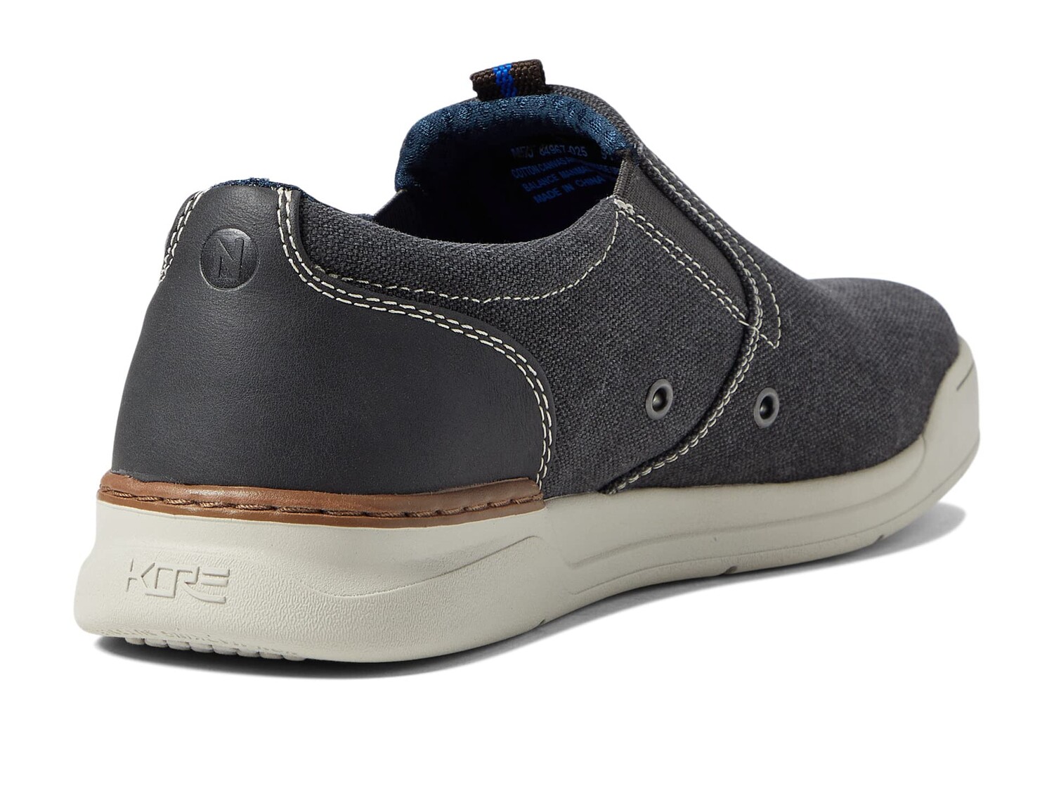 

Кроссовки Nunn Bush Kore Tour Canvas Plain Toe Slip-On