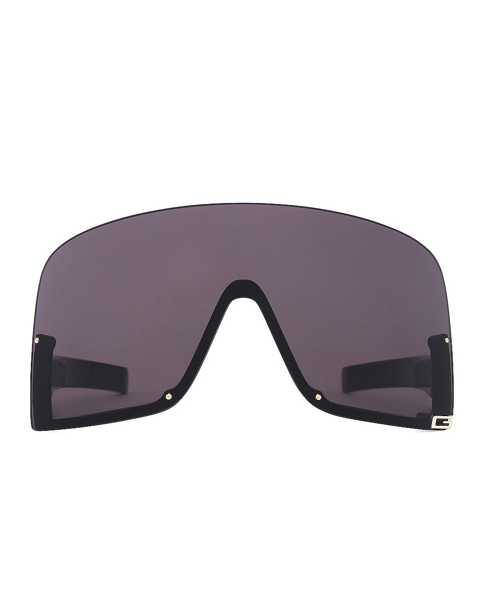 

Солнцезащитные очки Gucci Rimless Mask, цвет Black & Grey