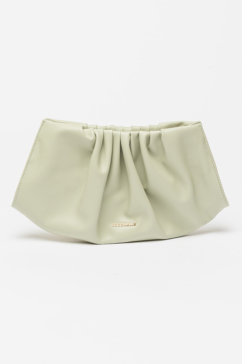 

Кожаный клатч Drap Smooth на цепочке Coccinelle, зеленый