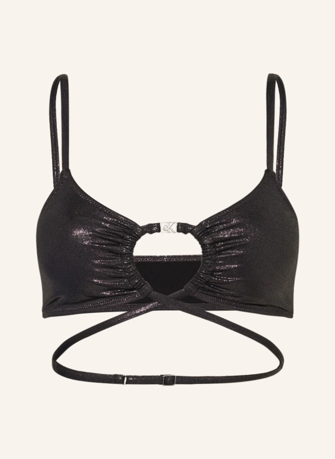 

Топ бикини без косточек ck festive Calvin Klein, черный