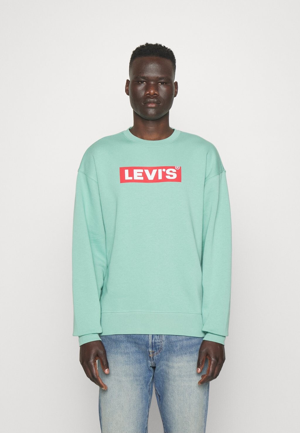 

Толстовка Levi's Graphic, бирюзовый, Серый