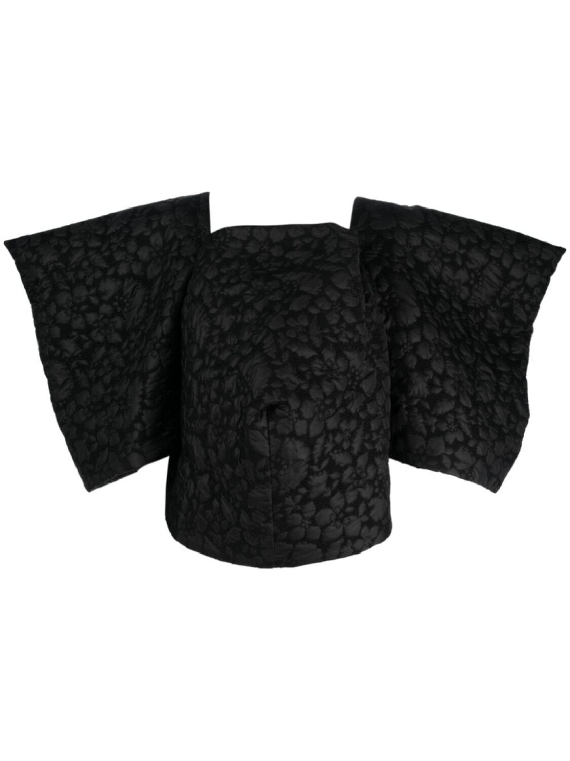 

Comme Des Garçons блузка с широкими рукавами и узором, черный