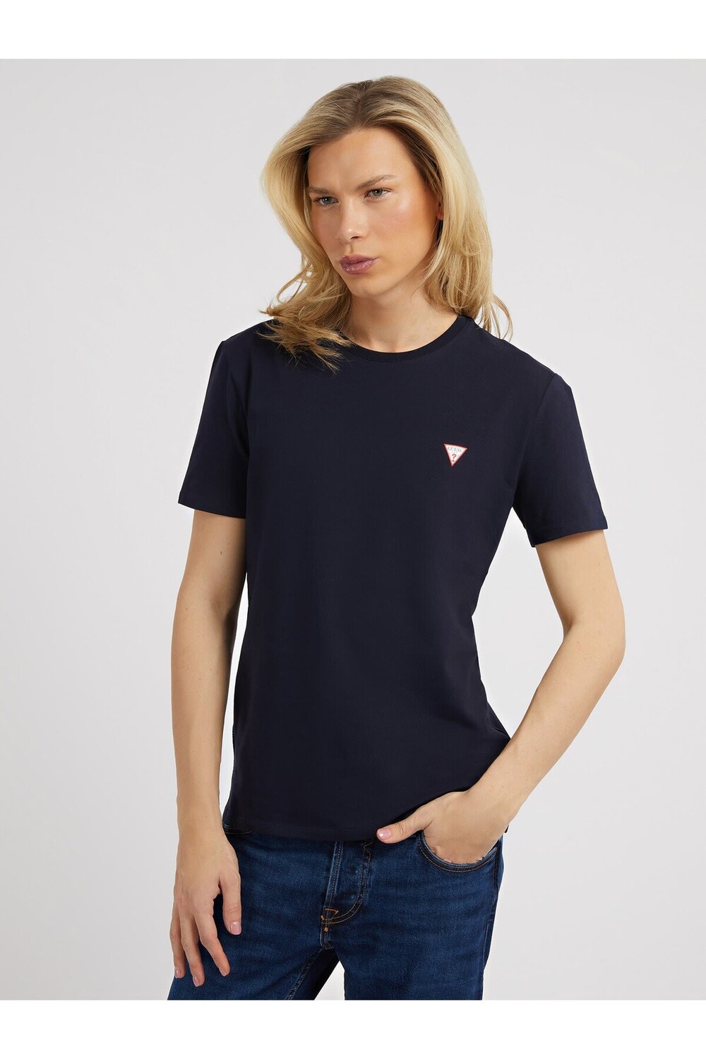 

Мужская футболка приталенного кроя Core Tee Guess, темно-синий