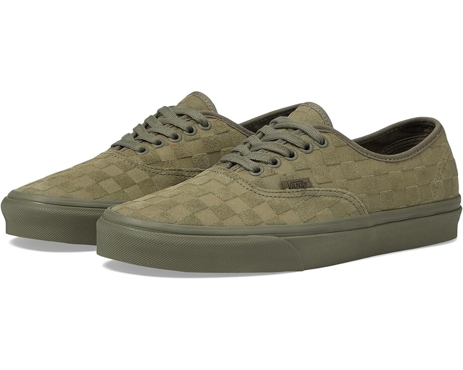 

Кроссовки Vans Authentic, цвет Mono Checkerboard Olive