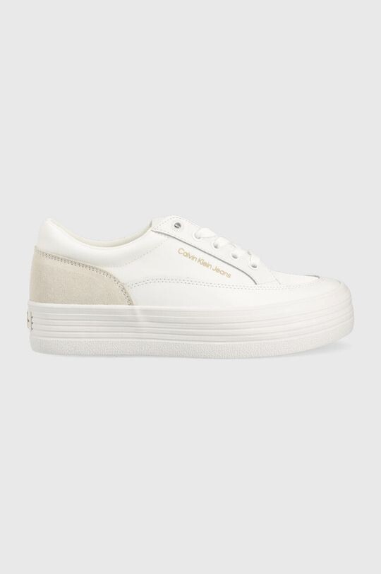 

Кроссовки YW0YW00864 VULC FLATF LOW CUT MIX MATERIAL Calvin Klein Jeans, белый