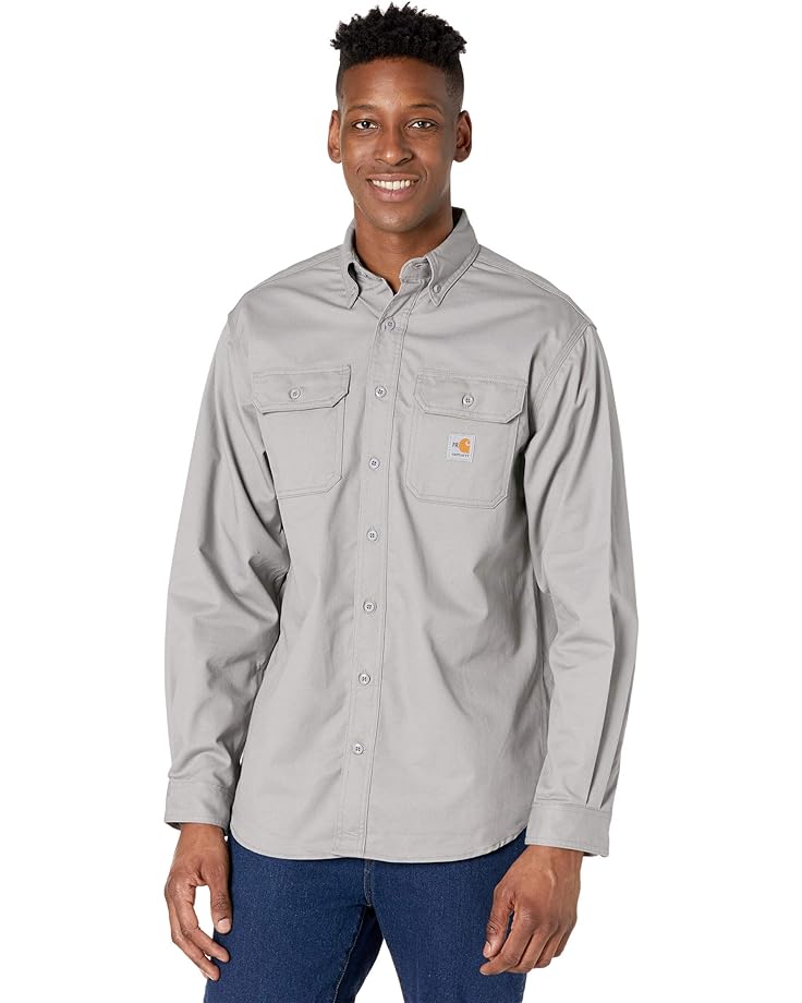 Рубашка Carhartt Flame-Resistant (FR) Classic Twill, цвет Gray