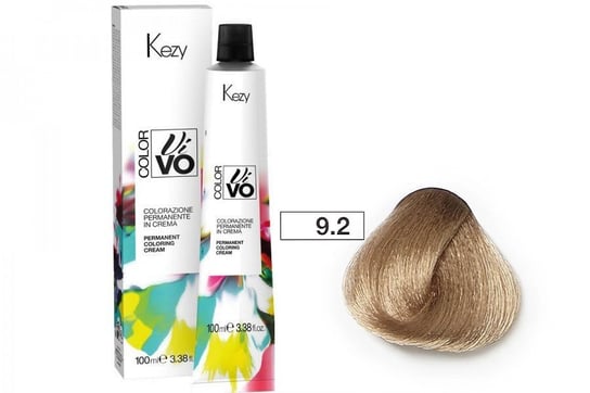 Краска для волос Kezy Color Vivo 100 мл 9.2 бежевый очень светлый блондин