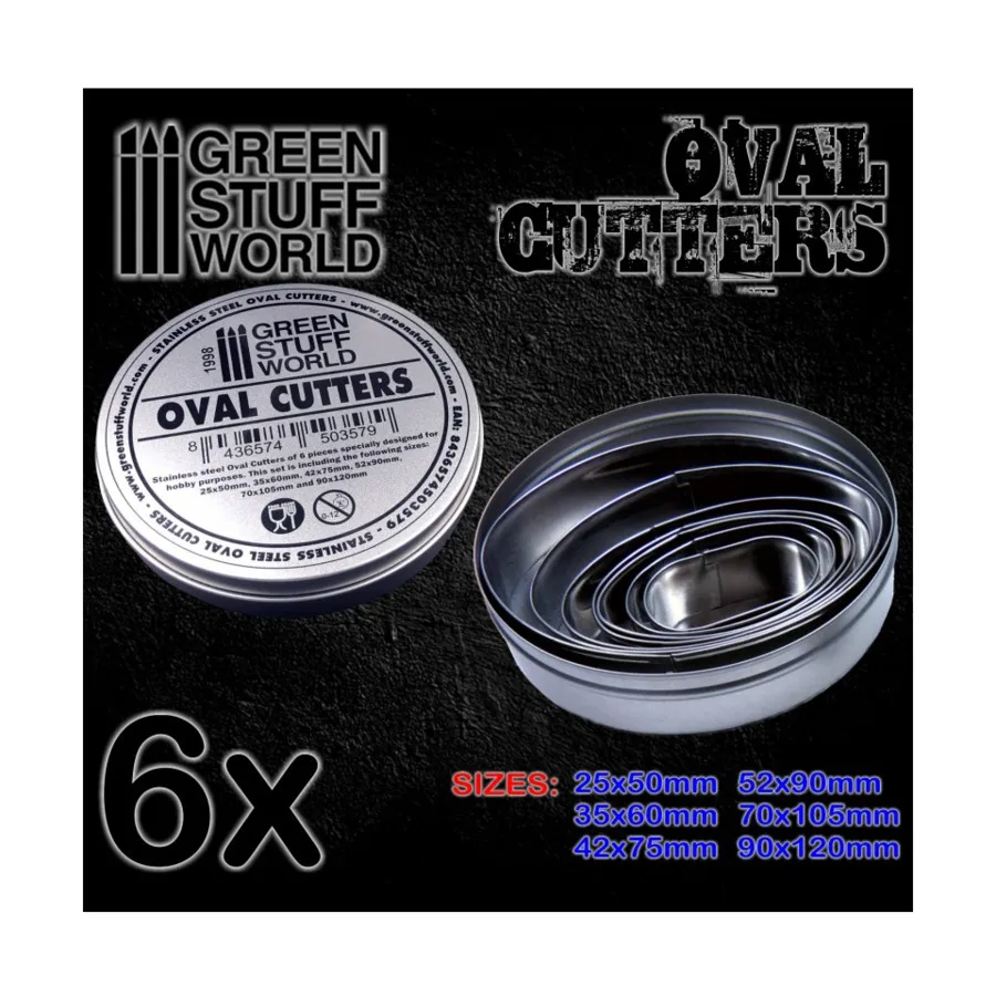 

Овальные фрезы для оснований, Tools - Cutting Tools (Green Stuff World)