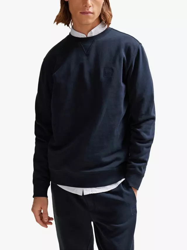 

Джемпер HUGO BOSS BOSS Westart Long Sleeve, цвет dark blue