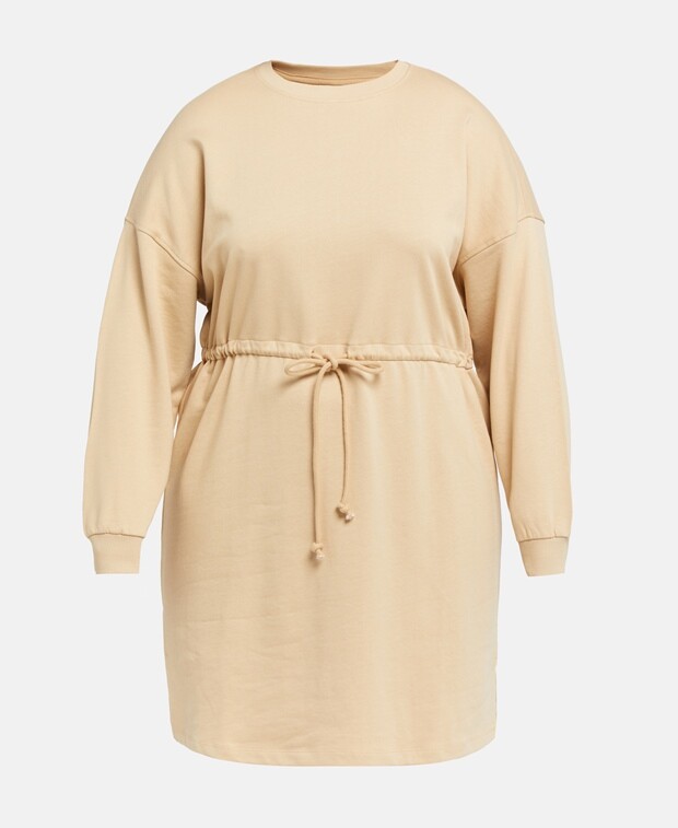 

Трикотажное платье Vero Moda Curve, песочный, Бежевый