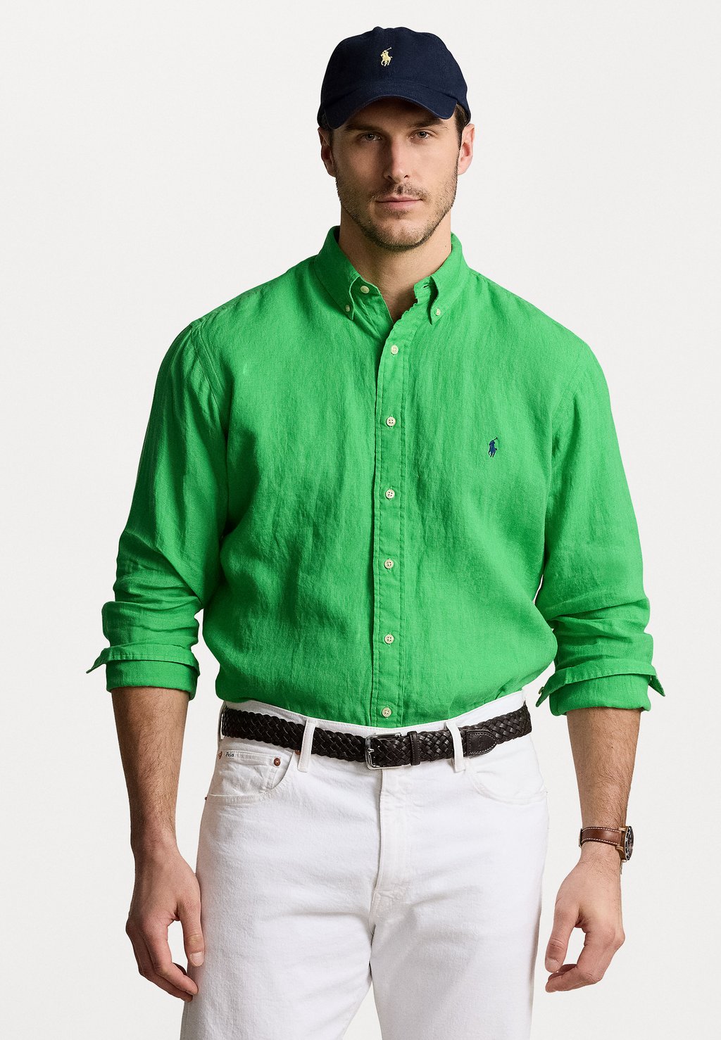 Рубашка Polo Ralph Lauren Big & Tall, зеленый