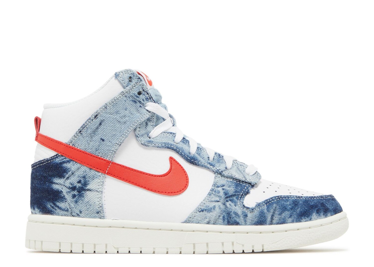 

Кроссовки Nike Wmns Dunk High 'Washed Denim', синий