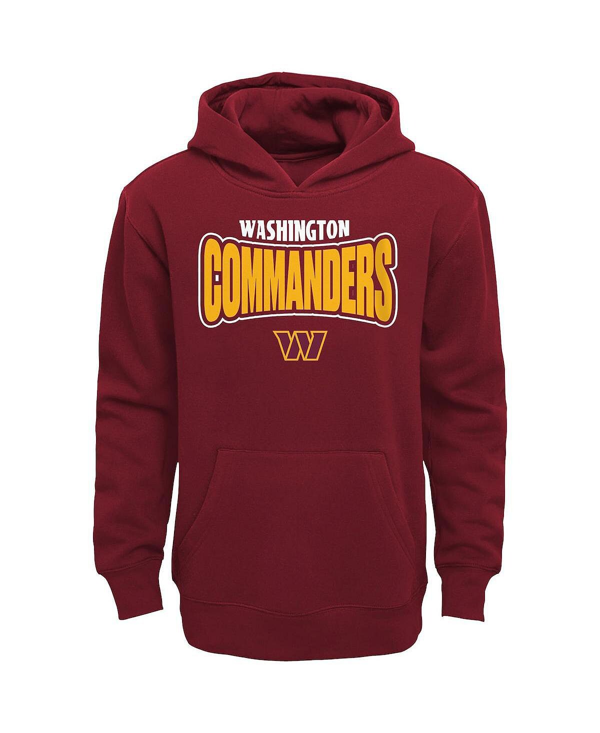 

Бордовый пуловер с капюшоном Big Boys Washington Commanders Draft Pick Outerstuff
