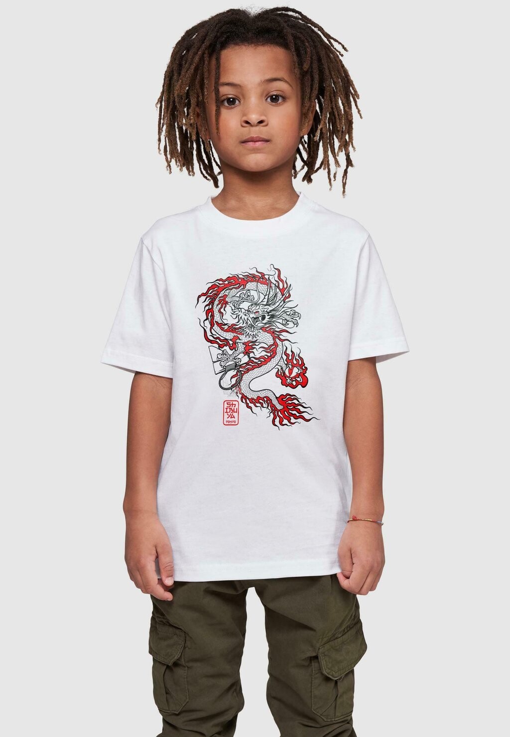 

Футболка с принтом DRAGON BALLER Mister Tee, цвет white