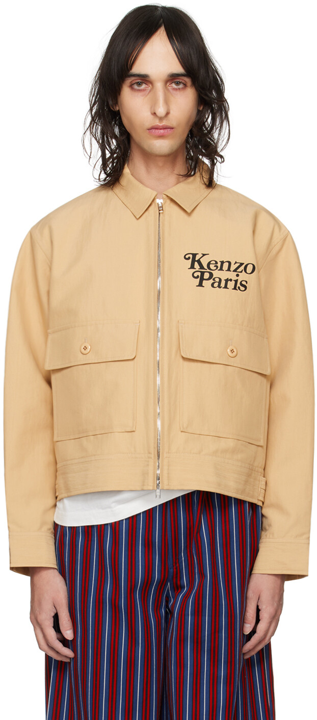 

Бежевая куртка Paris Verdy Edition Kenzo