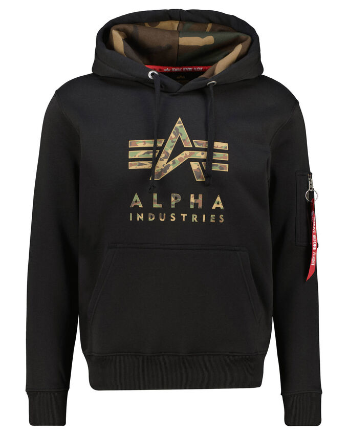 

Толстовка с камуфляжным принтом из ТПУ Alpha Industries, черный