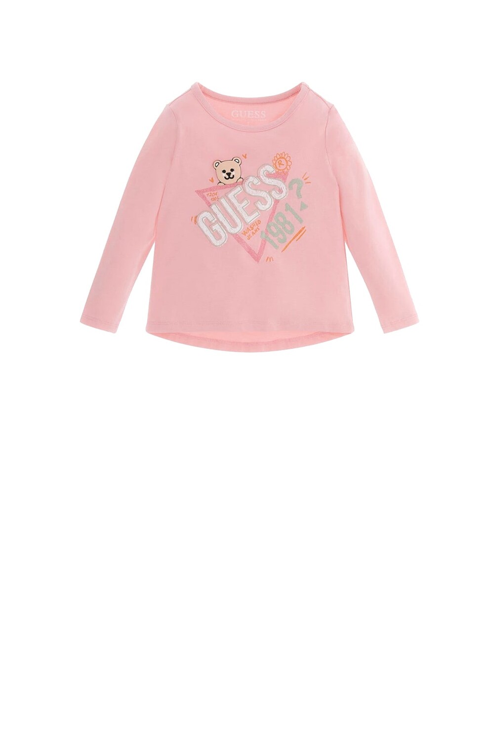 

Розовая футболка Guess