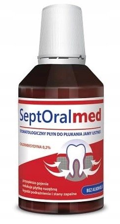 Жидкость для полоскания рта, 300 мл SeptOral MED, Avec Pharma