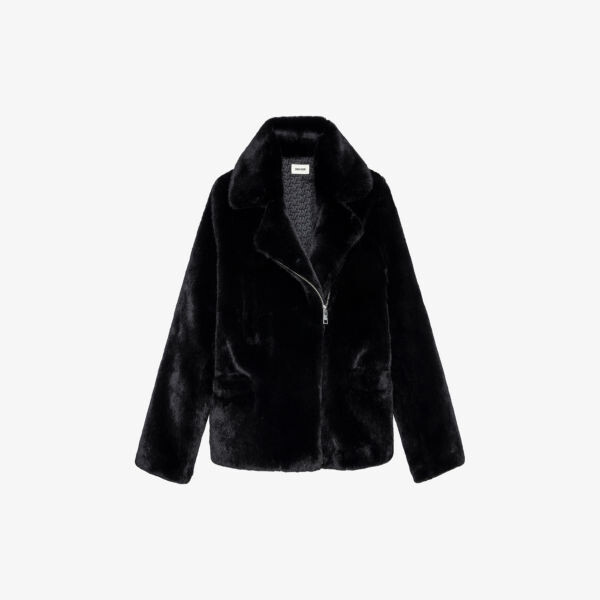 

Пальто из искусственного меха Freeze Zadig&Voltaire, цвет noir