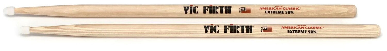 

Американские классические барабанные палочки Vic Firth - Extreme 5B - нейлоновый наконечник