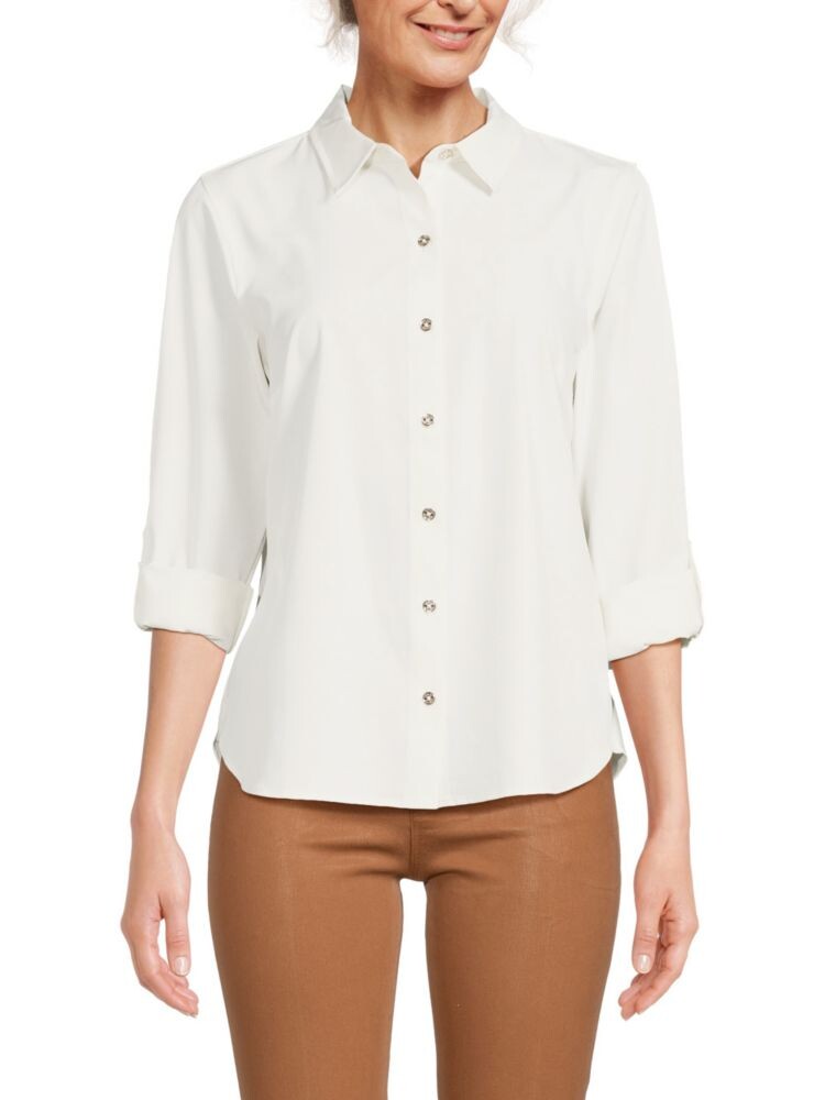 

Кнопка рубашка Tommy Hilfiger, цвет Optic White