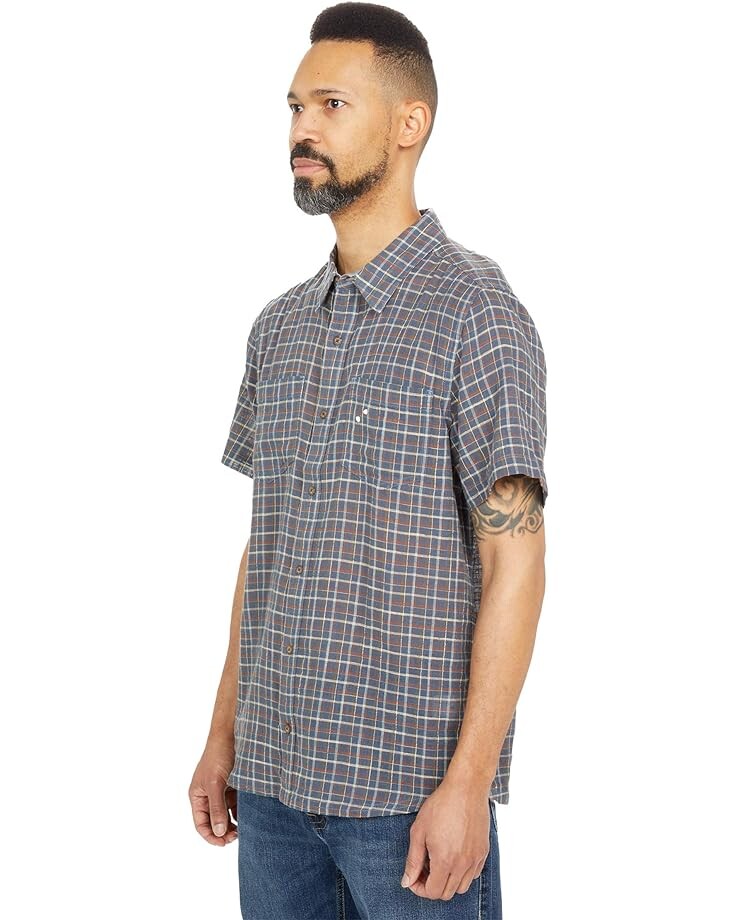 

Рубашка Toad&Co Salton Short Sleeve Shirt, цвет High Tide