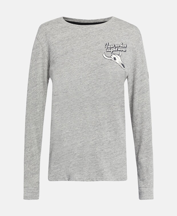 

Топ с длинными рукавами Superdry, серый