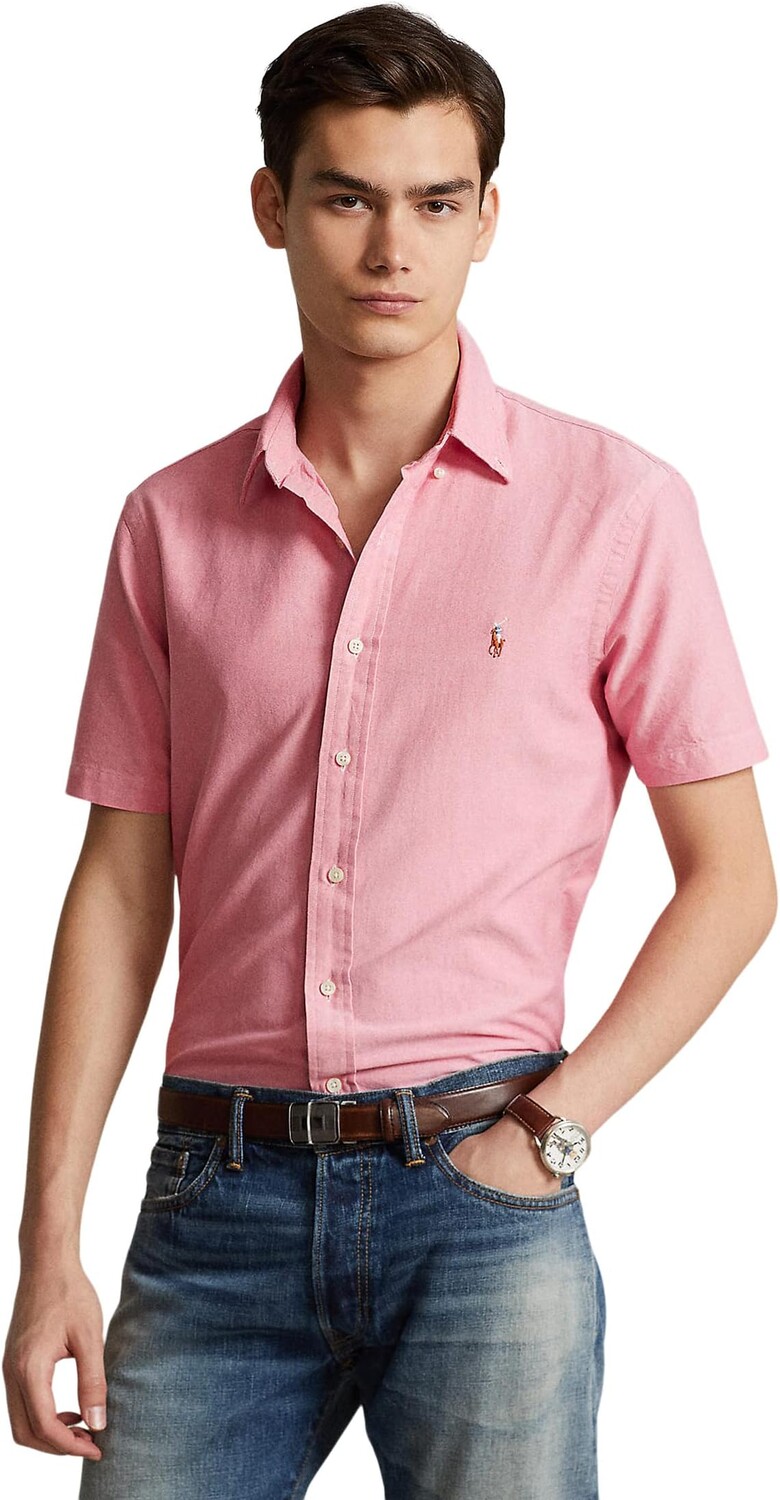 

Рубашка Polo Ralph Lauren Classic Fit Oxford Shirt, цвет Sunrise Red