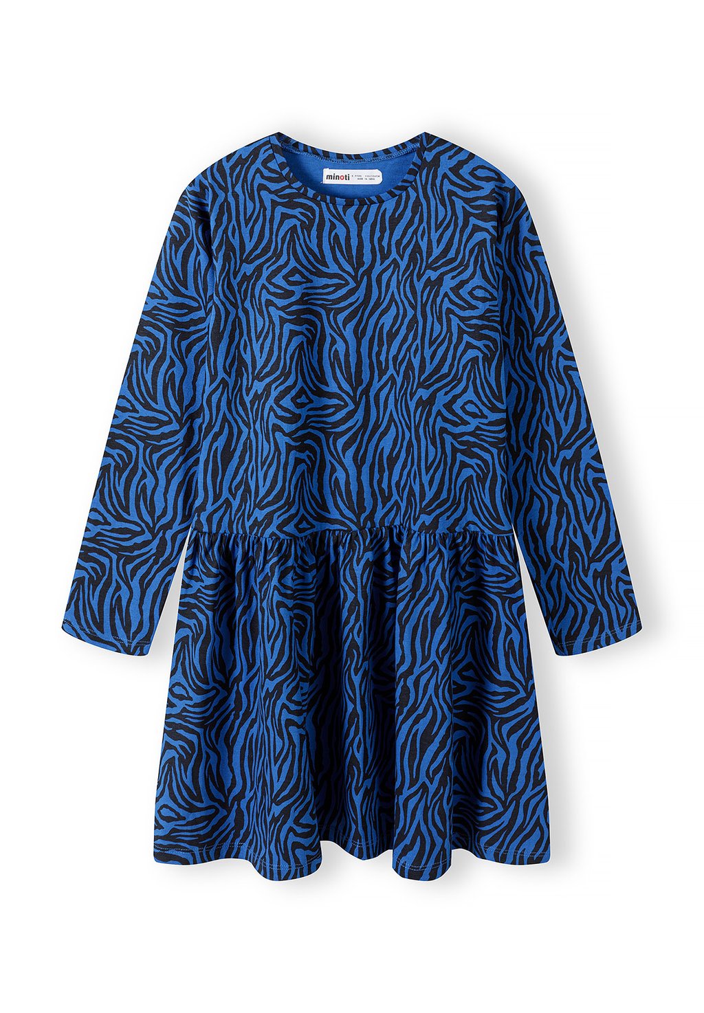 Платье из джерси PRINTED LONG SLEEVE MINOTI, цвет blue