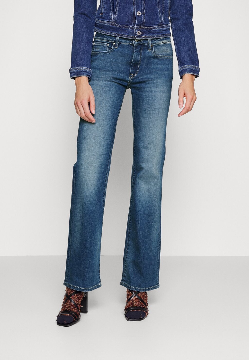 

Джинсы клеш Pepe Jeans, синий