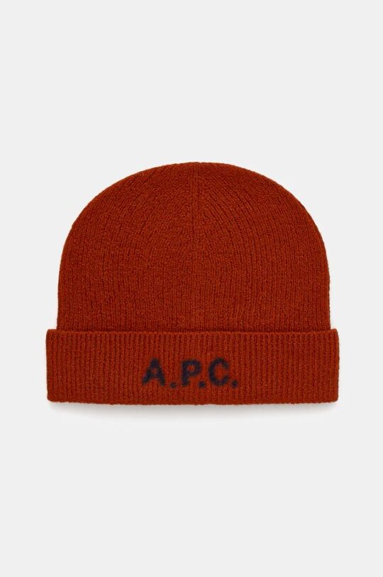 

Шерстяная шапка Гарри A.P.C., коричневый