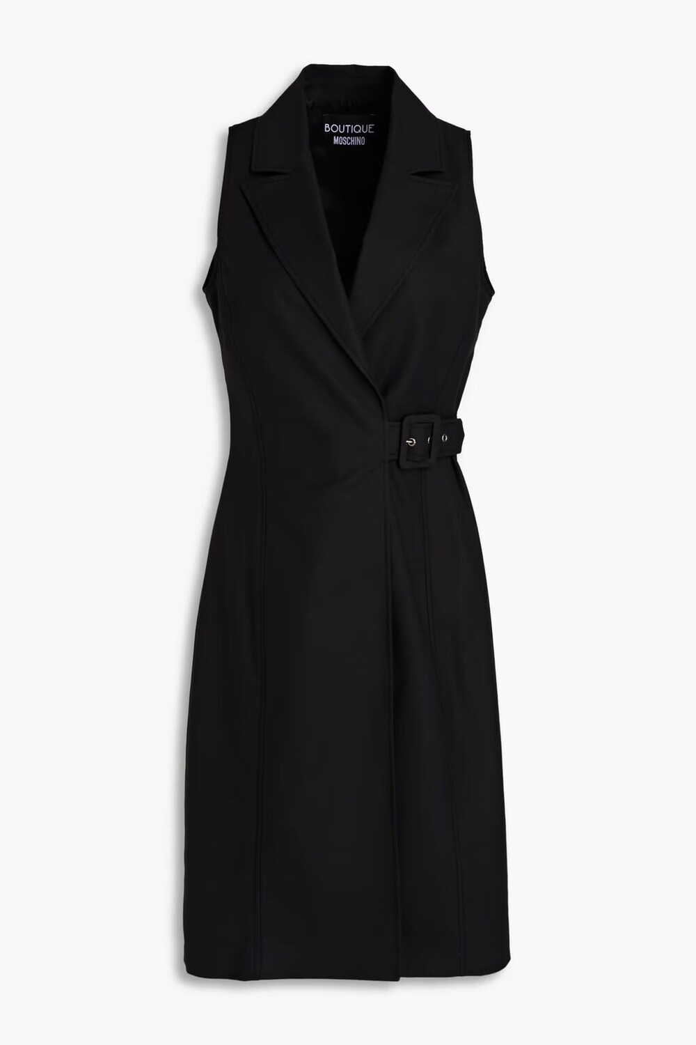 

Мини-платье из смесового хлопка Boutique Moschino, черный