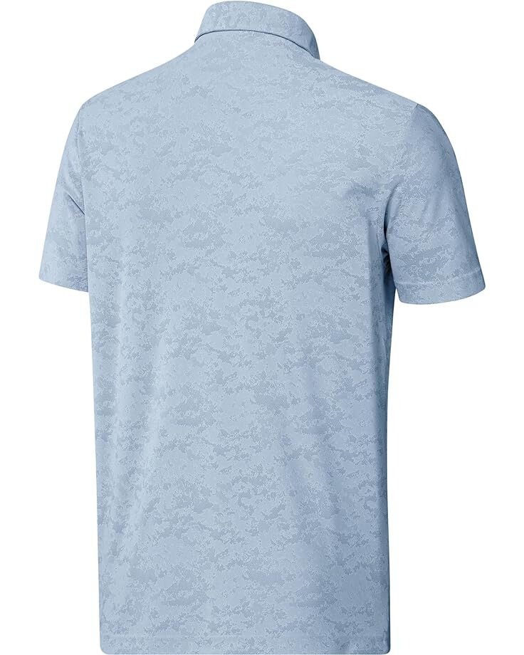 

Поло Adidas Textured Jacquard Golf Polo Shirt, цвет Wonder Blue