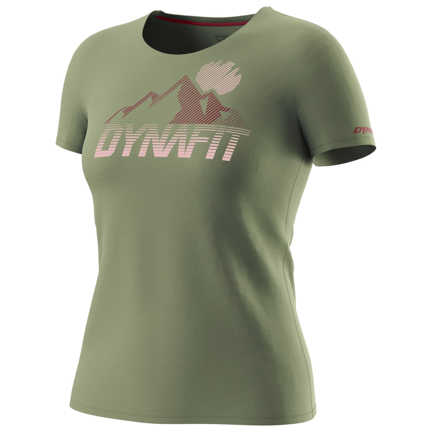 Функциональная рубашка Dynafit Women's Transalper Graphic S/S Tee, цвет Sage/6370