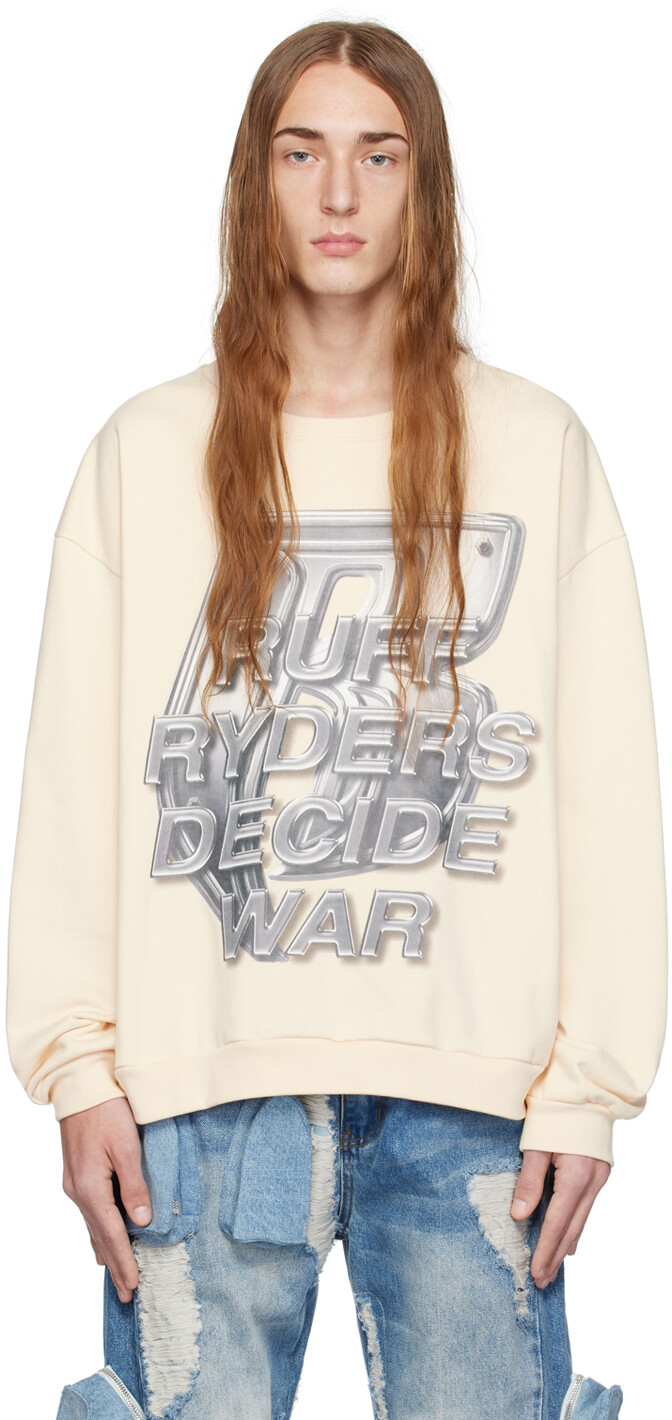 

Off-White Толстовка Ruff Ryders Edition Who Decides War