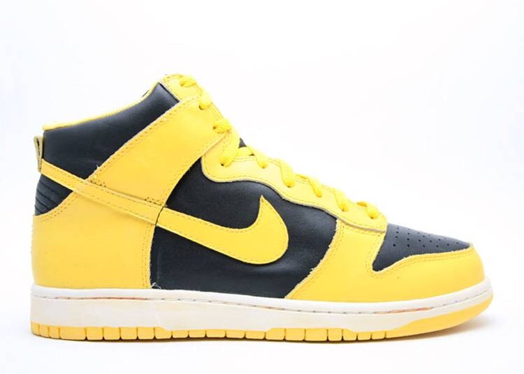 

Кроссовки Nike DUNK HIGH QK VINTAGE 'VARSITY MAIZE', черный