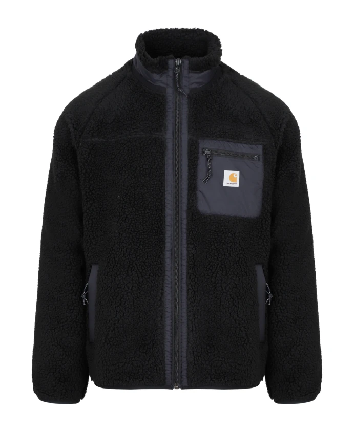 

Ворсовый свитер с нейлоновой отделкой Carhartt Wip, черный